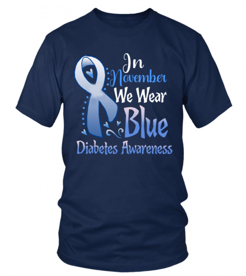 In November We Wear Blue Diabetes Awareness