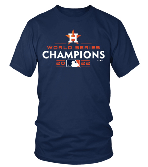 Men's Houston Astros Fanatics Branded Navy 2022 World Series Champions  Champion Logo T-Shirt