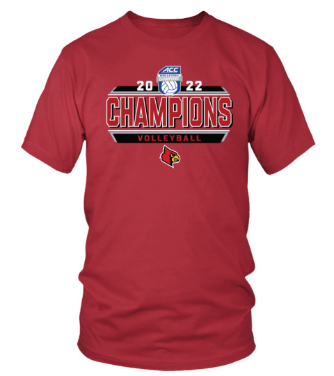 Blue 84 Louisville Cardinals Volleyball Champions  T-Shirt