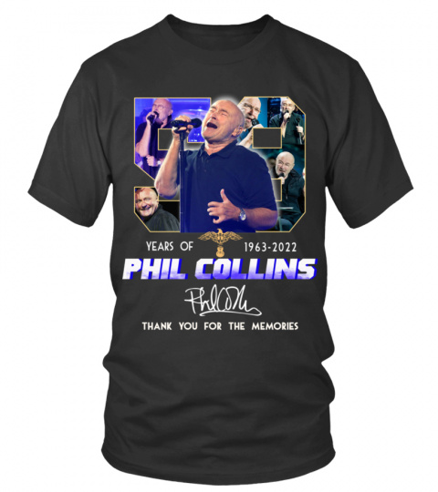 PHIL COLLINS 58 YEARS OF 1963-2022