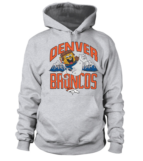 Gray Nfl Homage X SpongeBob Denver Broncos Hoodie