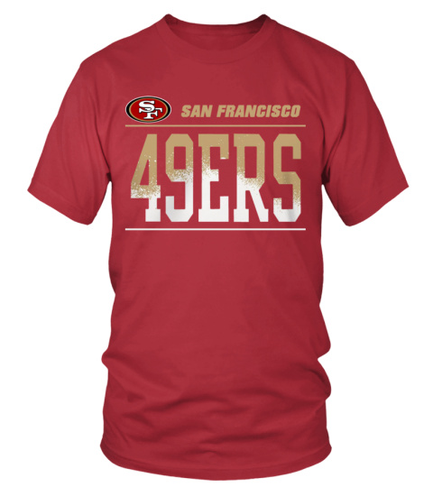 NFL Team Apparel Youth San Francisco 49ers Play By Play Red Shirt New  Clothing