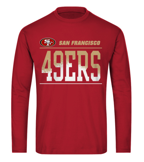 NFL Team Apparel Youth San Francisco 49ers Play By Play Red Shirt New  Clothing