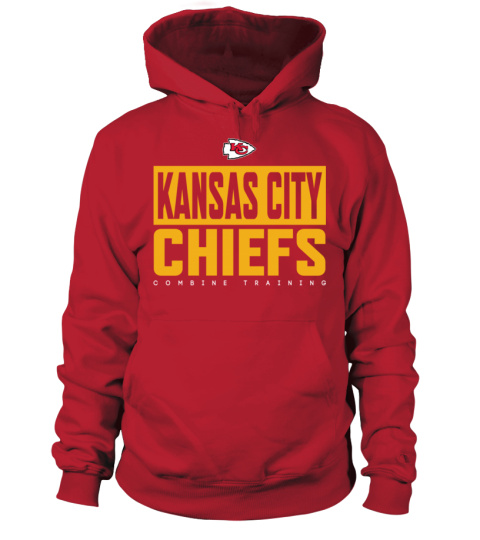 New Era / Men's Kansas City Chiefs Red Combine Pullover Logo Hoodie