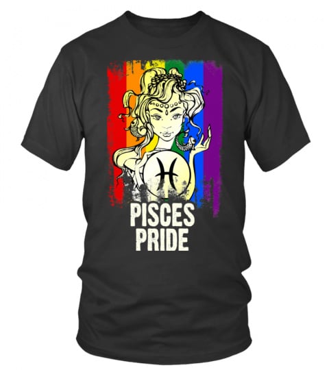 Lgbt Pisces Zodiac Birthday Shirts