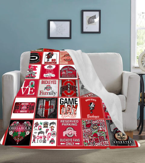 University of Ohio State Buckeyes Blanket Gifts for NCAA Fans 001