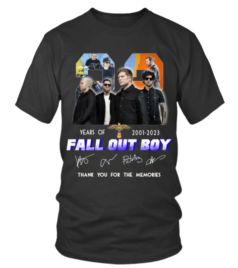 FALL OUT BOY 22 YEARS OF 2001-2023