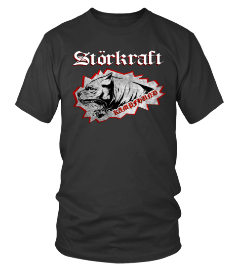 SK- Kampfhund vintage schwarz - T-shirt