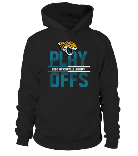 Official Anthracite 2023 NFL Playoffs Iconic Anthracite Jacksonville Jaguars Hoodie