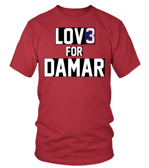 NFL Damar Hamlin Love For 3 Buffalo Bills Football T-Shirt, hoodie