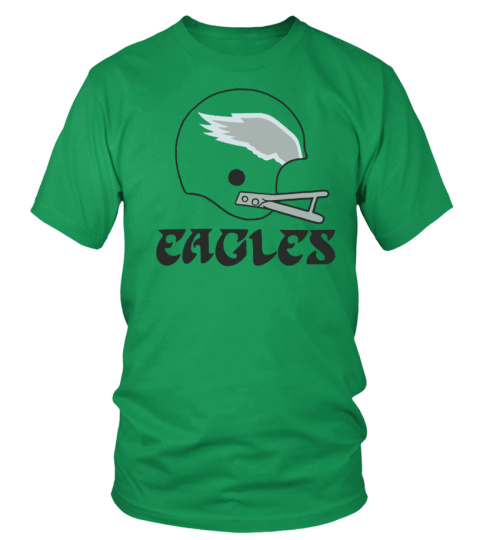 Philadelphia Eagles Big Helmet T Shirt New