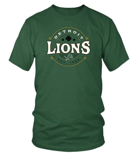 Detroit Lions 2023 Fanatics Branded Kelly Green Lucky Team T-Shirt