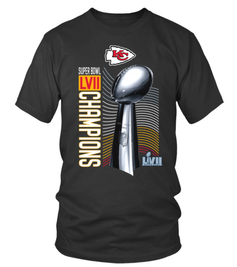 Kansas City Chiefs Win Lombardi Super Bowl LVII Champions T-Shirt