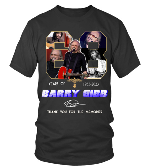 BARRY GIBB 68 YEARS OF 1955-2023