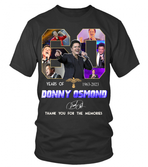 DONNY OSMOND 60 YEARS OF 1963-2023