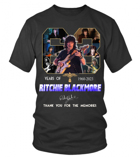 RITCHIE BLACKMORE 63 YEARS OF 1960-2023