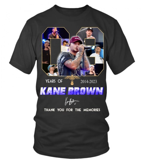 KANE BROWN 09 YEARS OF 2014-2023