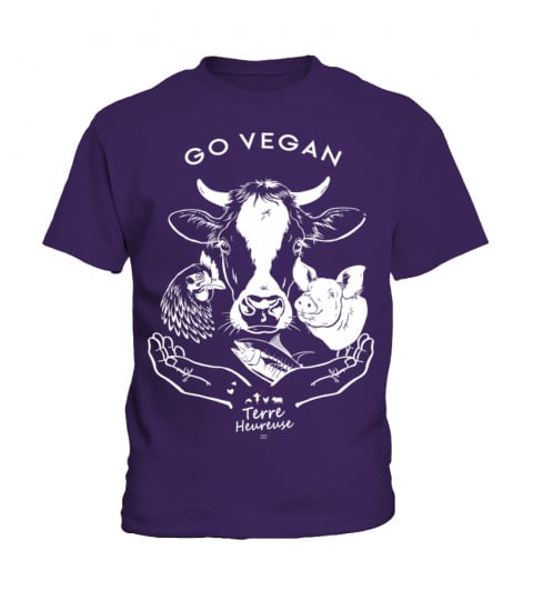 Go vegan T-shirt enfants