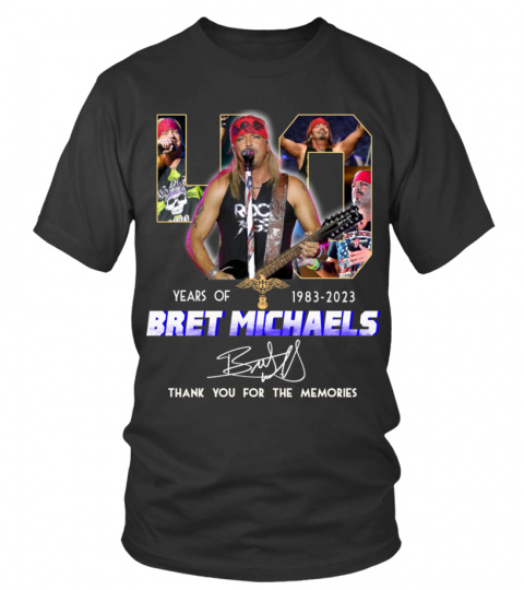 BRET MICHAELS 40 YEARS OF 1983-2023