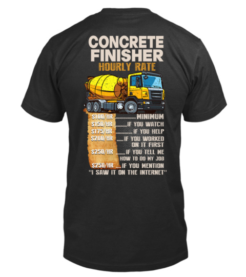 CONCRETE FINISHER HOURLY RATES