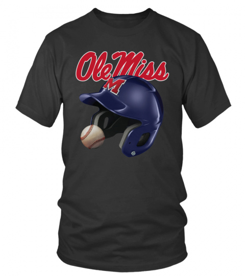 Ole Miss Authentics  Ole Miss Rebels Batting Helmet 2023 T-Shirt