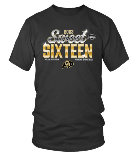 Shop Colorado Buffaloes Fanatics Branded 2023 NCAA Women's Basketball Tournament March Madness Sweet 16 T-Shirt