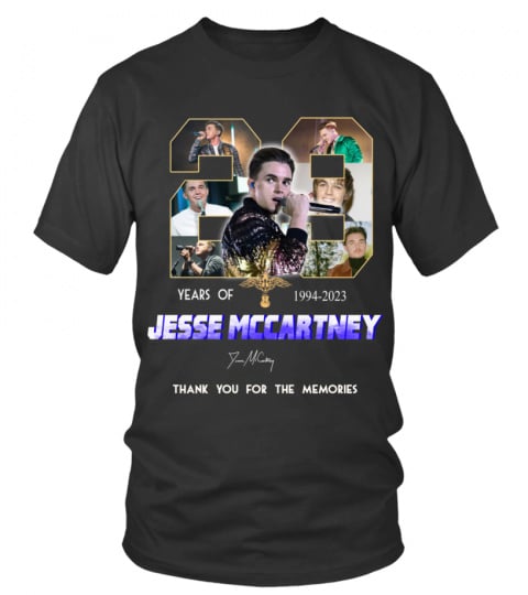 JESSE MCCARTNEY 29 YEARS OF 1994-2023