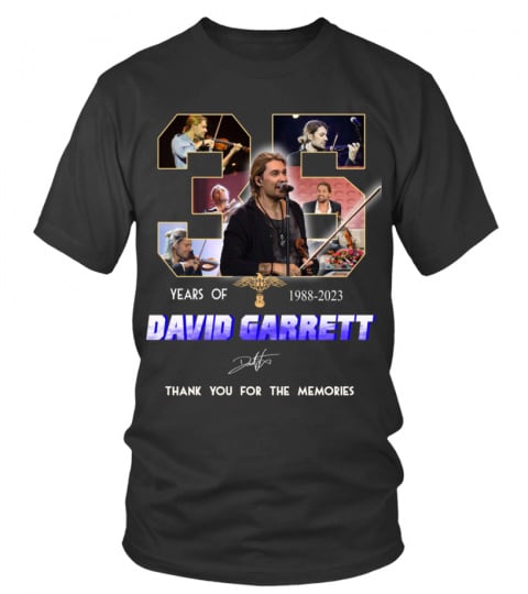 DAVID GARRETT 35 YEARS OF 1988-2023