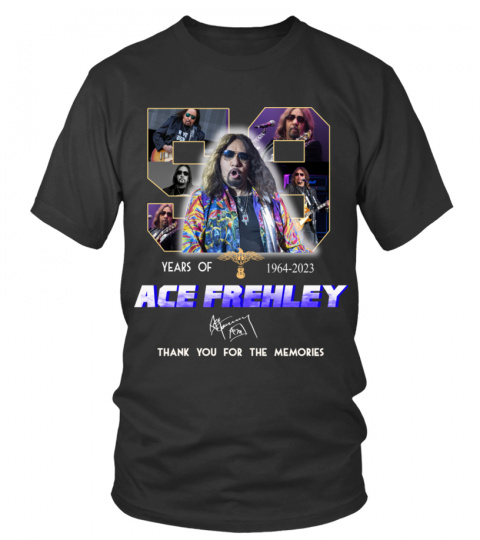 ACE FREHLEY 59 YEARS OF 1964-2023