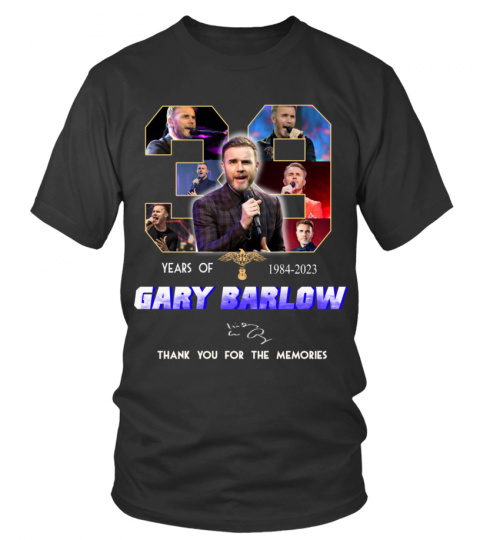 GARY BARLOW 39 YEARS OF 1984-2023