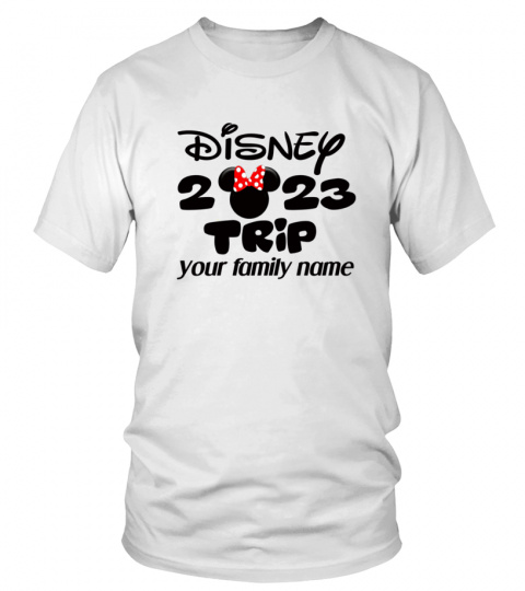 minnie mouse disney 2023 trip your family name