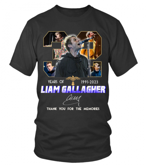 LIAM GALLAGHER 32 YEARS OF 1991-2023