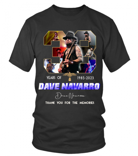 DAVE NAVARRO 38 YEARS OF 1985-2023
