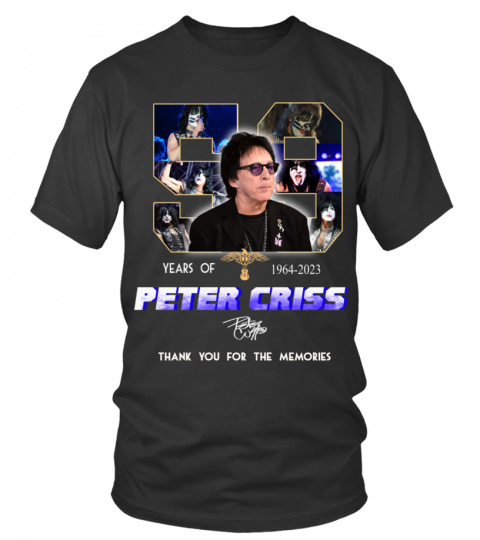 PETER CRISS 59 YEARS OF 1964-2023