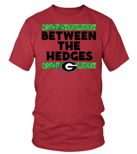 Hometown Collection Georgia Bulldogs Between the Hedges Shirt Red
