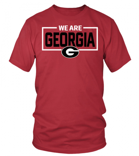 Georgia Bulldogs We Are T Shirt Red Mens