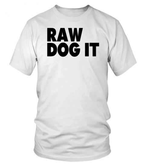 Jidion Shop Raw Dog It Shirt At Ufc 287 - Jidion Raw Dog It T Shirt White