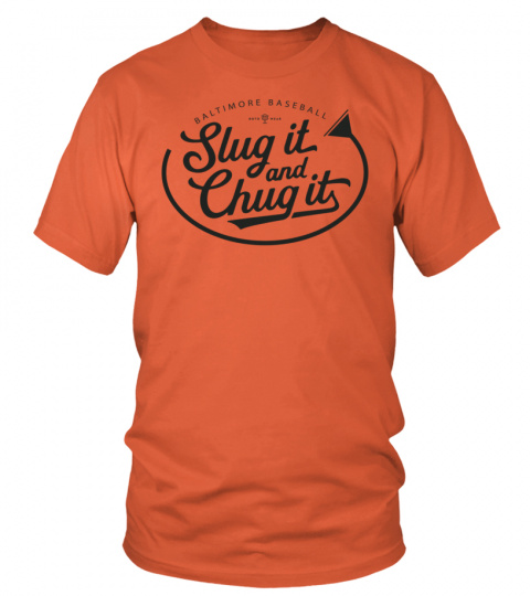 RotoWear Baltimore Orioles Slug It And Chug It Shirt