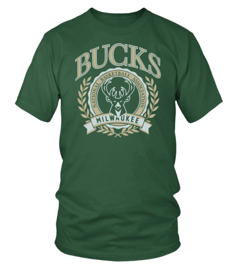 Milwaukee Bucks Crest T Shirt Homage
