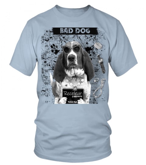 T shirt - Bad Dog Basset Recéleur - Edition Limitée