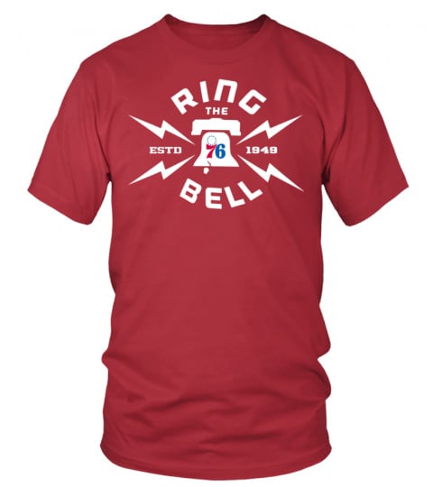 Philadelphia 76ers Ring The Bell Shirt Red For Unisex