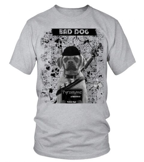 T shirt - Bad Dog Carlin Pyromane - Edition Limitée