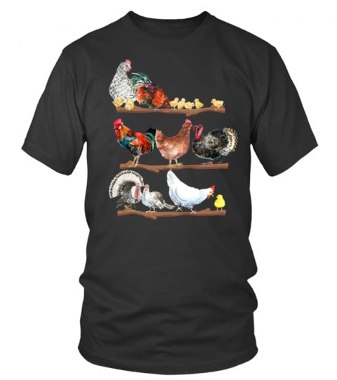 Funny Chicken T-Shirt, Love Chickens Tee, Chicken