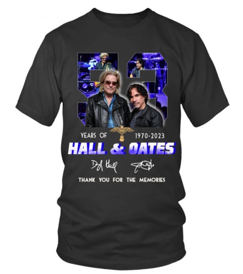 HALL &amp; OATES 53 YEARS OF 1970-2023