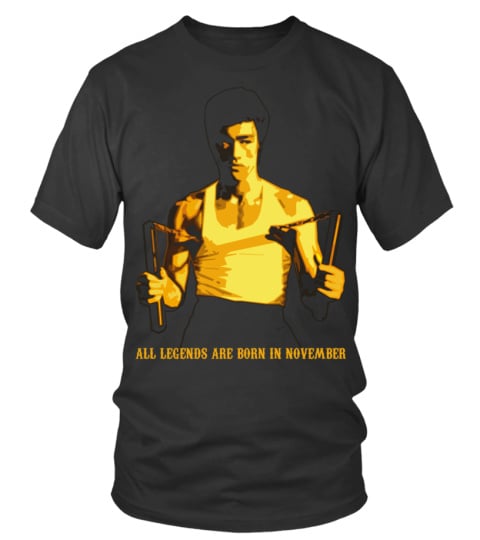 ROUND NECK T-SHIRT UNISEX – BRUCE LEE BK (24)