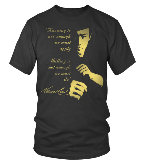 ROUND NECK T-SHIRT UNISEX – BRUCE LEE BK (22)