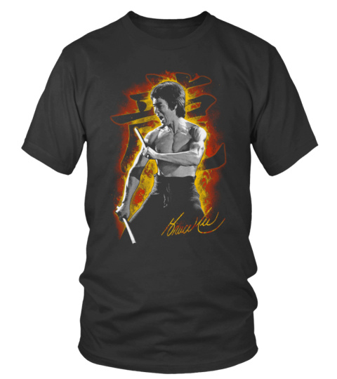 ROUND NECK T-SHIRT UNISEX – BRUCE LEE BK (32)