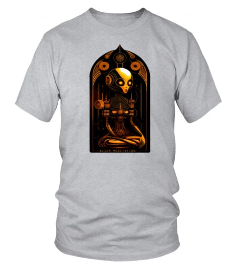 T shirt - Alien Meditation robot - Edition Limitée