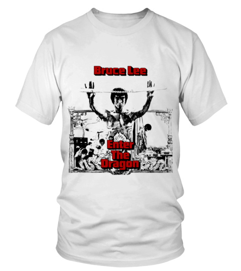 ROUND NECK T-SHIRT UNISEX – 009. ENTER THE DRAGON WT