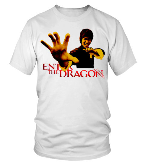 ROUND NECK T-SHIRT UNISEX – 003. ENTER THE DRAGON WT